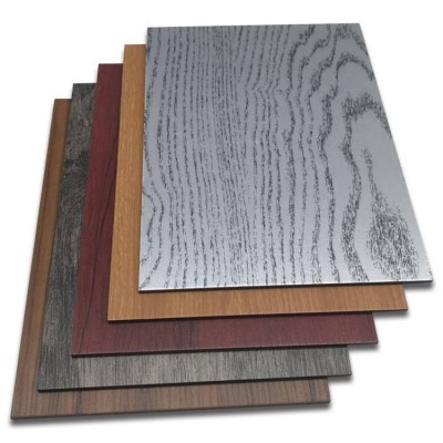 Wood Pattern Wall Aluminum Composite Plastic Cladding Panel